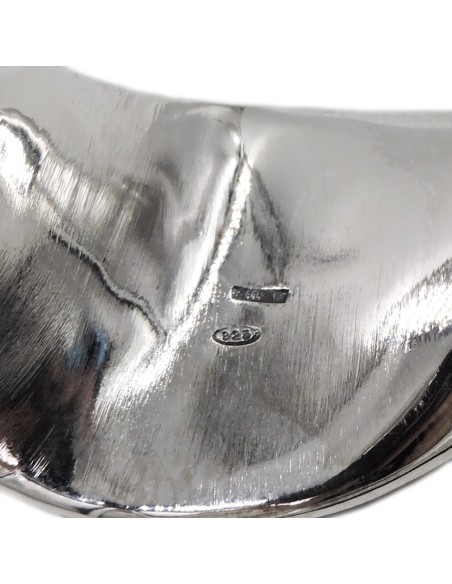 925 Sterling Silber Blatt Ohrringe