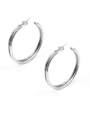 Orecchini Fiore in Argento 925 Con Zirconi...