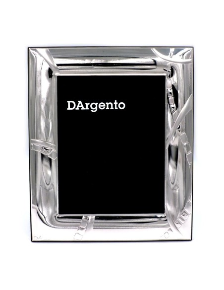 Silver Picture Frame Glossy Stone cm 13x18