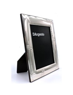 Cornice Portafoto Rettangoli Astratta cm 18x24 in Argento  2