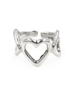 Anello 3 Cuori in Argento 925  2