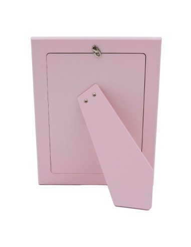 Cornice Portafoto Bimbi Rosa Orsetto Artista cm...