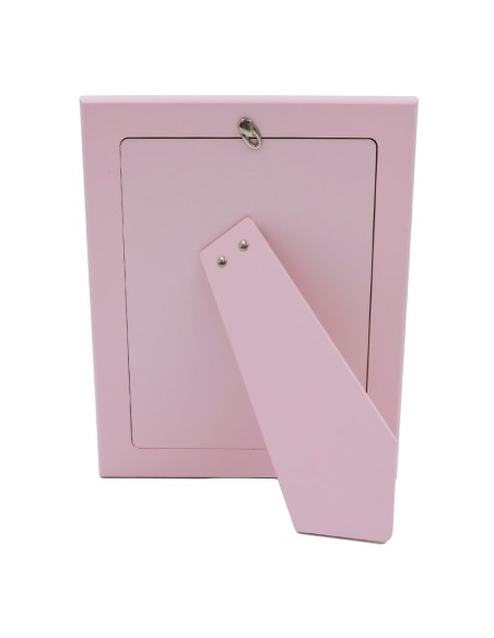 Pink Baby Photo Frame 5 x 7 Painter Bear