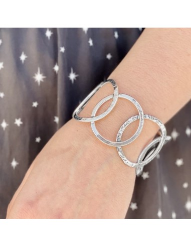Bracciale Rigido Cerchi in Argento 925 