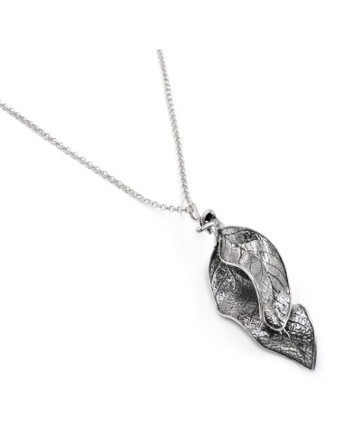 925 Sterling Silver Leaves Necklace
