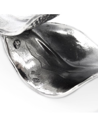 Collana con Foglie Pendenti in Argento 925 