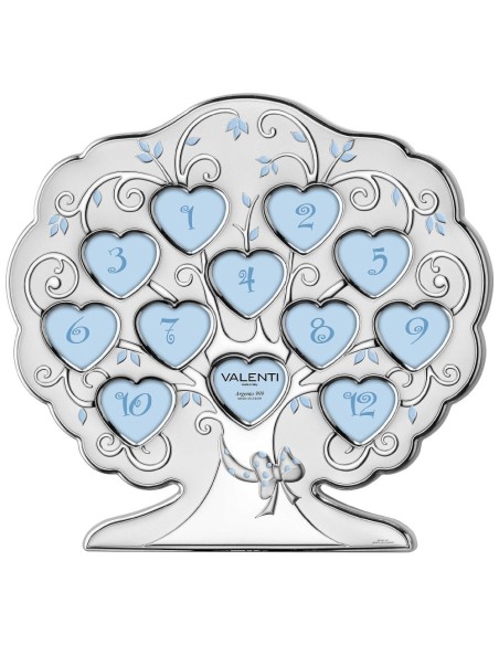 Tree Shaped Baby Boy Picture Frame 12 Months