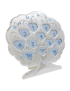 Tree Shaped Baby Boy Picture Frame 12 Months 2