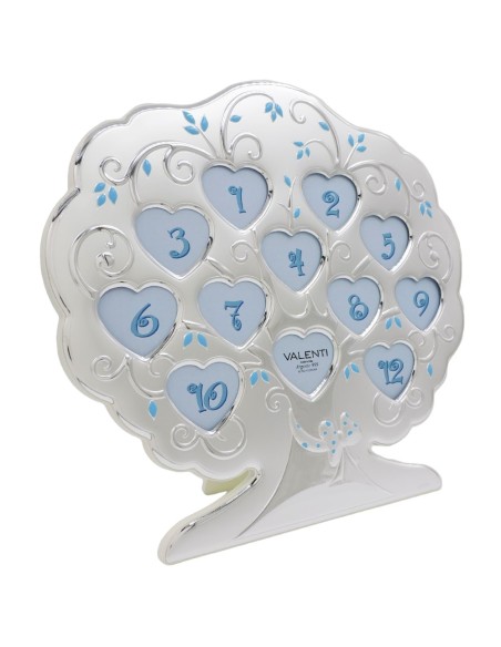 Tree Shaped Baby Boy Picture Frame 12 Months