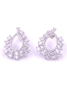 Light Drop Orecchini in Argento 925 e Zirconi Bianchi