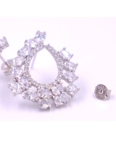 Light Drop Orecchini in Argento 925 e Zirconi Bianchi 2