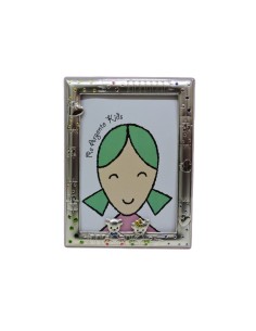 Cornice Portafoto Bimbi Rosa Orsetti Mini cm 13x18 in...