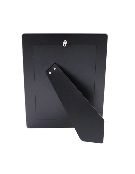 Cornice Portafoto in Argento Lucida Cerchi Concentrici cm 18x24