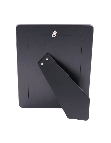 Cornice Portafoto in Argento Lucida Effetto Crepe cm 13x18  
