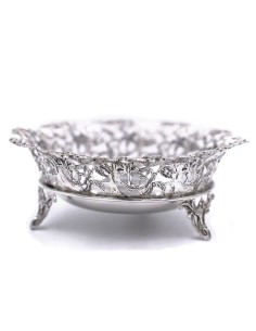 Italian 925 Sterling Silver Round Basket  2