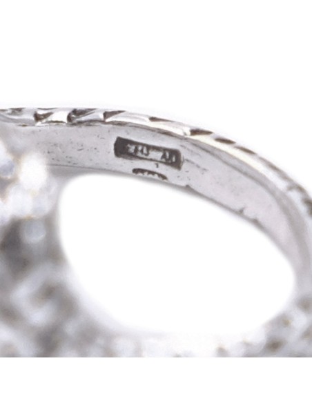 Anello Serpente in Argento Brunito