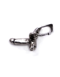 Geflügelter Penis Silberanhänger 2