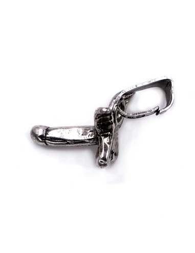 Geflügelter Penis Silberanhänger
