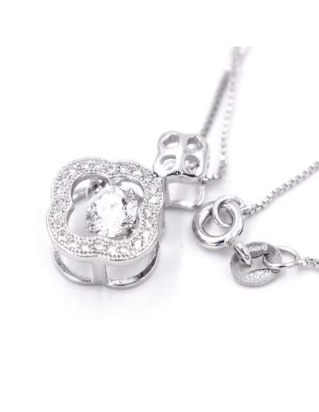Collana Sogno in Argento 925 e Zirconi Bianchi