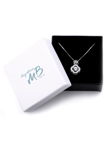 Collana Sogno in Argento 925 e Zirconi Bianchi