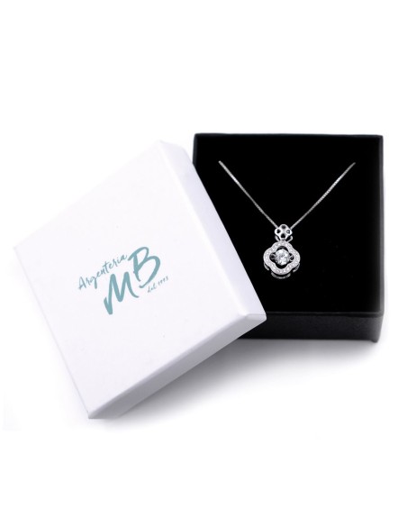 Collana Sogno in Argento 925 e Zirconi Bianchi