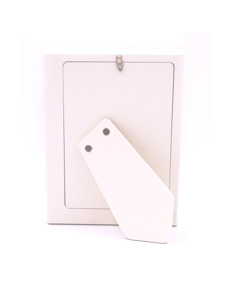 Cornice Portafoto in Argento cm 9x13 Decoro Angelo con Preghiera