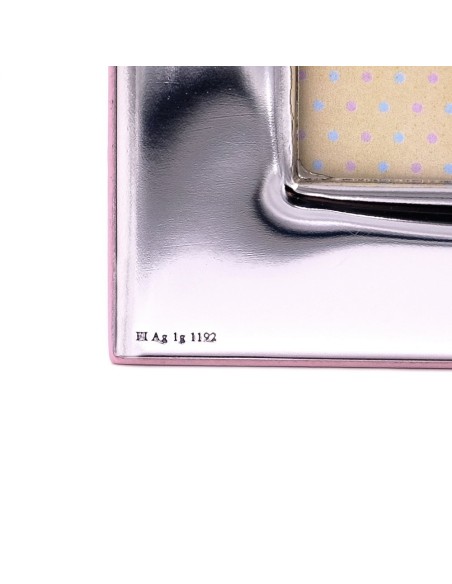 Silver Picture Frame 3,5 x 5 Baby Bear with Flowers