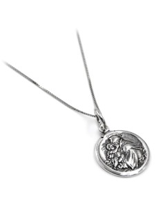 Saint Anthony Sterling Silver Necklace 