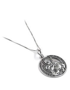 Collana con Medaglia San Giuseppe in Argento 