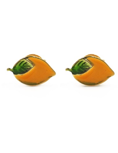 Orecchini Limoni in Argento 925 Placcato Oro...