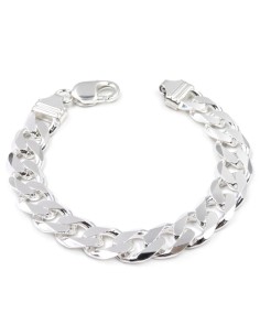 925 Sterling Silver Cuban Chain Bracelet 