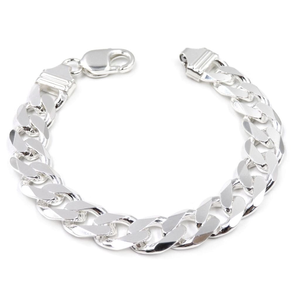 925 Sterling Silver Cuban Chain Bracelet