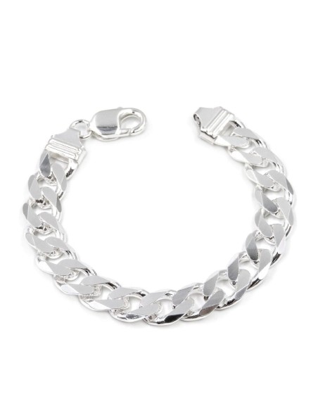 Panzerkettenarmband aus 925er Sterlingsilber