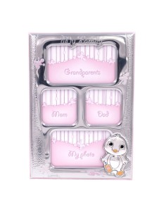 Multi Picture Frame for Baby Girls with Penguin 2