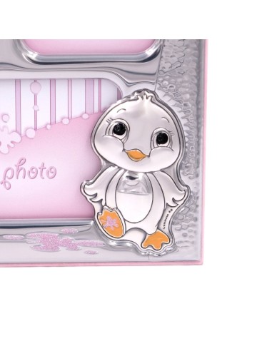 Multi Picture Frame for Baby Girls with Penguin