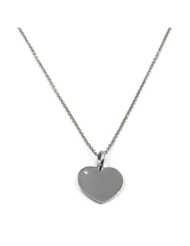 Customizable 925 Sterling Silver Heart Necklace...
