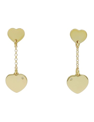 Orecchini Tre Cerchi Pendenti in Argento 925...