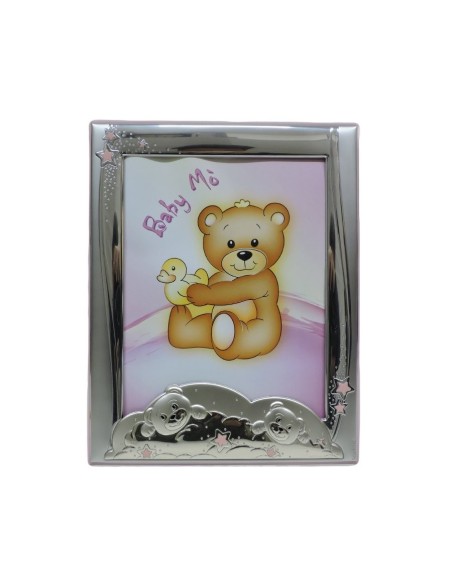 Cornice Portafoto Bimbi Orsetti Rosa cm 18x24
