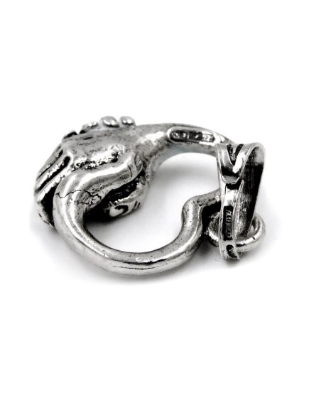Bracciale Angelo di Dio Preghiera Donna in Argento 925 Rodiato 
