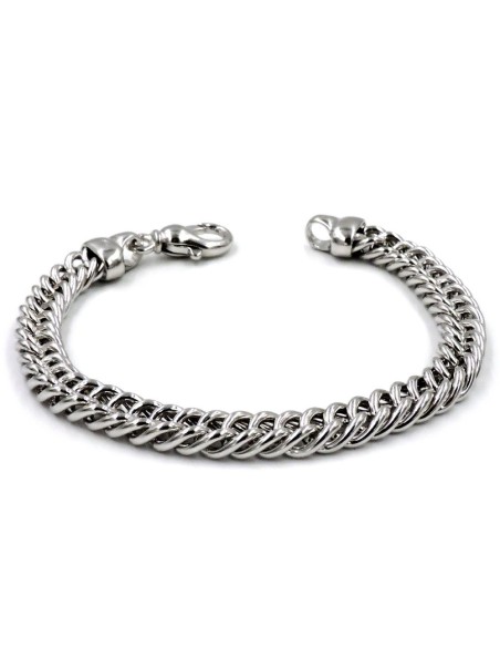Bracciale Maglia Grumetta in Argento Massiccio 925  