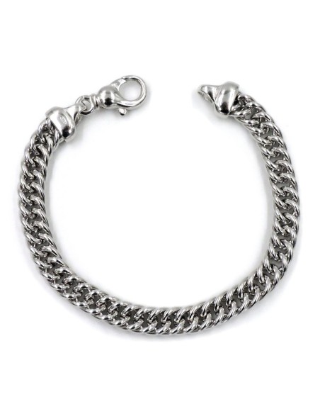 Bracciale Maglia Grumetta in Argento Massiccio 925  