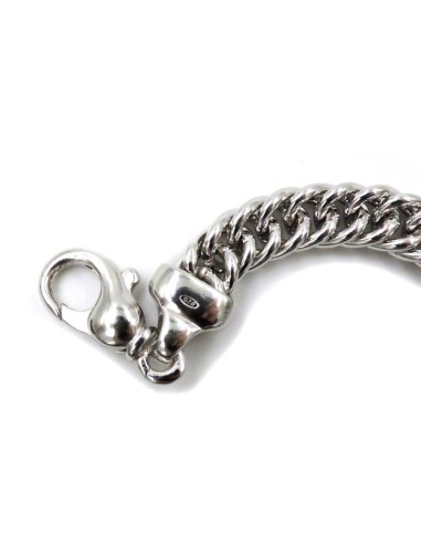 Bracciale Catena Donna in Argento 925 Rodiato...