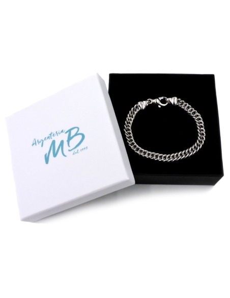 925 Sterling Silver Curb Bracelet 