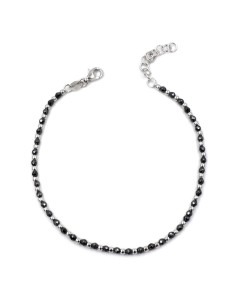 Bracciale in Argento 925 e Pietra Ematite 2