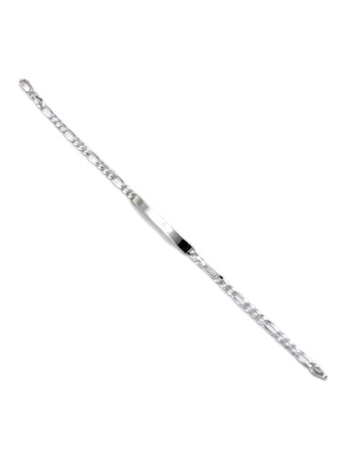Bracciale in Argento 925 Maglia Alternata...