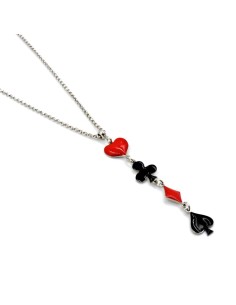 Collana Poker in Argento 925 Smaltato