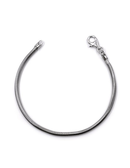 925 Sterling Silver Snake Bracelet 