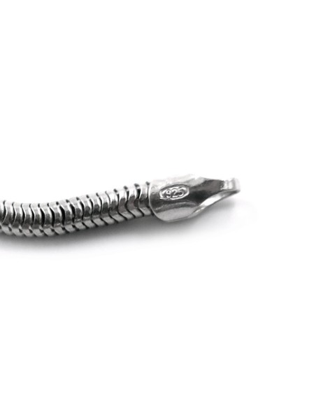925 Sterling Silver Snake Bracelet 