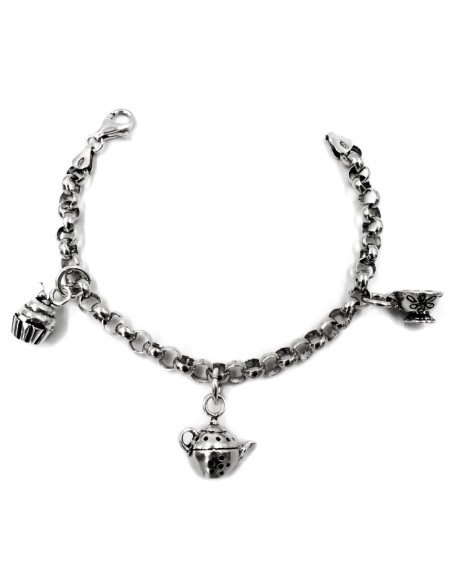 Bracciale Carrozza di Cenerentola Donna in Argento 925 Rodiato 