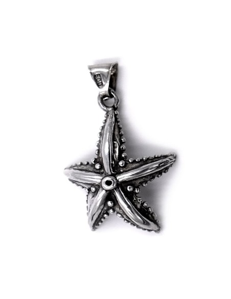 Ciondolo Stella di Mare in Argento 800 Brunito